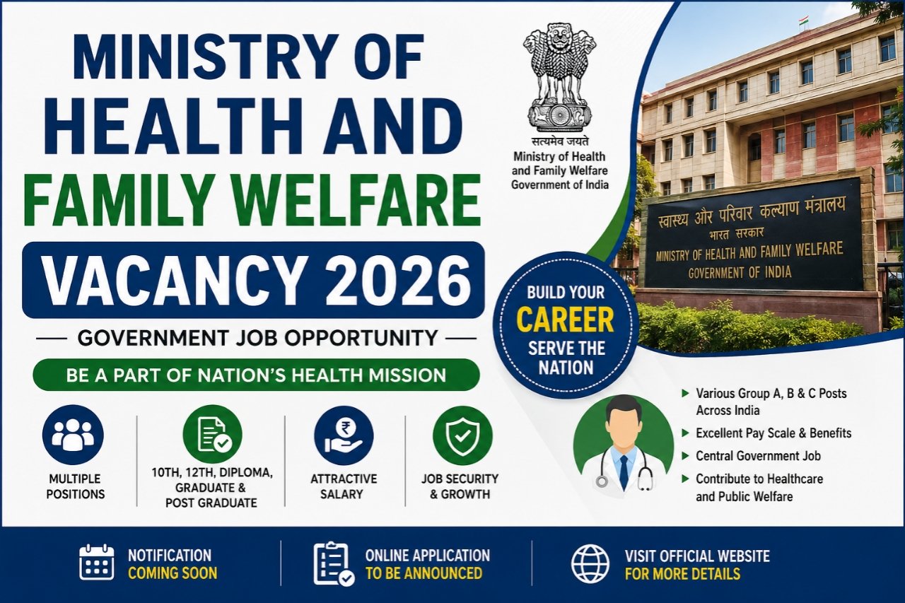 Ministry of Health and Family Welfare Vacancy