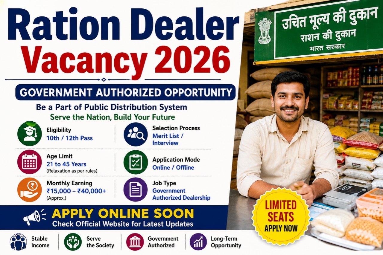 Ration Dealer Vacancy 2026