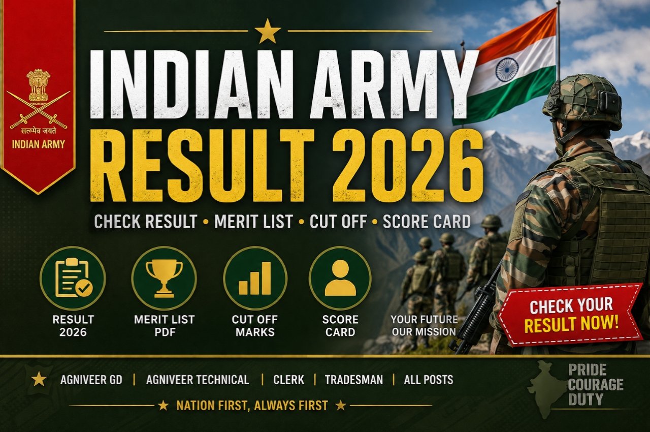 Indian Army Result 2026